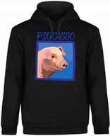 Bluzy męskie - BLUZA MĘSKA Z KAPTUREM SMIESZNA PREZENT DLA CHLOPAKA CZARNA R-3XL A417 - miniaturka - grafika 1