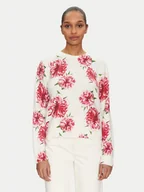 Swetry damskie - Morgan Sweter 251-MFLOWER Écru Regular Fit - miniaturka - grafika 1