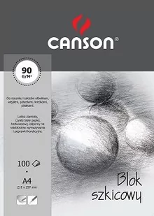 Canson Blok rysunkowy STUDENT A3 90g. 50k. - Szkolne artykuły papiernicze - miniaturka - grafika 1