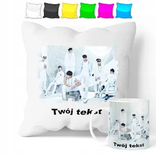 ZESTAW: KUBEK + POSZEWKA - BTS KPOP - PREZENT WIELE WZORÓW + IMIĘ - Kołdry i poduszki dla dzieci ZESTAW: KUBEK + POSZEWKA - BTS KPOP - PREZENT WIELE WZORÓW + IMIĘ - Kołdry i poduszki dla dzieci - miniaturka - grafika 1