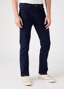 Męskie spodnie jeansowe proste Wrangler GREENSBORO W31 L32 - Spodnie męskie - miniaturka - grafika 1