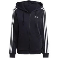 Kurtki damskie - Bluza damska adidas Essentials 3-Stripes Full-Zip Fleece - miniaturka - grafika 1