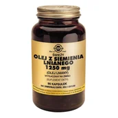 Witaminy i minerały - Solgar Olej z Siemienia Lnianego 1250 mg x 90 kaps - miniaturka - grafika 1
