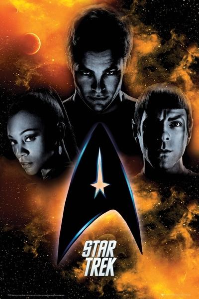 STAR TREK COLLAGE plakat 61x91cm