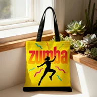 Torebki damskie - TEMU Przenośna Torba na Ramię, Plecy i Ręce Dwustronny Druk 2D, Zumba, Ćwiczenia, Fitness Taneczny, Idealna do Podróży, Kosmetyków, Przechowywania - miniaturka - grafika 1