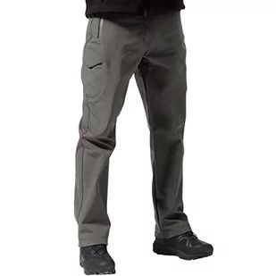 DARMOWE SOLDIER Pracy Mężczyźni Spodnie Narciarskie Termiczne Hiking Spodnie, szary, 44 - Spodnie narciarskie - miniaturka - grafika 1
