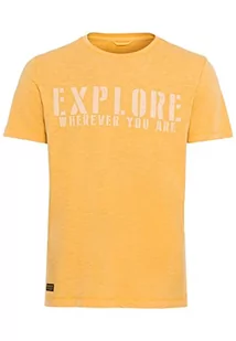 Camel Active Męski T-Shirt, Żółty, M - Koszulki męskie - miniaturka - grafika 1