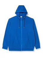 Bluzy męskie - s.Oliver Big Size Bluza męska z długim rękawem, niebieska, XXL, niebieski, XXL - miniaturka - grafika 1