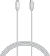 Kable USB - Kanex DuraBraid - Przewód z USB-C na Lightning MFi 1,2m PD, oplot, aluminiowa obudowa (Silver) 815387022930 - miniaturka - grafika 1