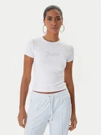 Koszulki i topy damskie - Juicy Couture T-Shirt Esme JCWCT225323 Biały Slim Fit - miniaturka - grafika 1
