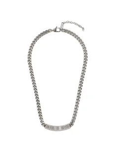 Emporio Armani Naszyjnik EGS2906040 Srebrny - Naszyjniki męskie - miniaturka - grafika 1