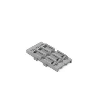 Adapter montażowy 3-tor. do złączki przelotowej 221-2411, szary (opk.5szt) - Kostki, złączki, wtyczki - miniaturka - grafika 1