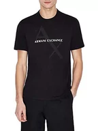 Koszulki męskie - Armani Exchange t-shirt męski 8nzt76, czarny, M - miniaturka - grafika 1