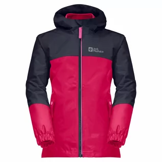 Kurtki i płaszcze dla dziewczynek - Dziewczęca kurtka zimowa ICELAND 3IN1 JACKET G pink dahlia - grafika 1