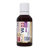Witaminy i minerały - Olimp Gold Vit D3 plus SHOT - 25 ml ampułka - wiśnia - miniaturka - grafika 1