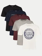 Koszulki męskie - Jack&Jones Komplet 5 t-shirtów Simon 12276424 Kolorowy Standard Fit - miniaturka - grafika 1