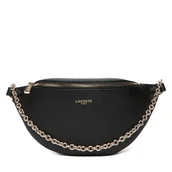 Torebki damskie - Torebka Lacoste NF5098PH Czarny - miniaturka - grafika 1