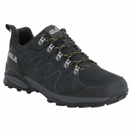 Buty dla dziewczynek - Męskie Buty JACK WOLFSKIN REFUGIO TEXAPORE LOW M 4049851-6357 – Szary - miniaturka - grafika 1