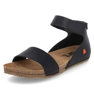 ART 0382 Kreta, Płaskie Sandały Damskie, Nappa Black, 38 EU - Sandały damskie - miniaturka - grafika 1