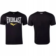 Koszulki męskie - Everlast Koszulka Męska T-shirt Czarna R.l - miniaturka - grafika 1