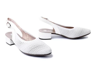 RIEKER 47066-80 white, czółenka damskie - Rieker - Czółenka - miniaturka - grafika 1