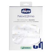 Prześcieradła dla dzieci - Prześcieradło Next2Me Forever G/D bambusowe foliag - miniaturka - grafika 1