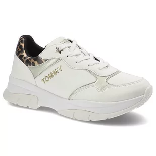 Tommy Hilfiger, Sneakersy, T3A4-31173-1242X048 White/Platinum X048, rozmiar 36 - Sneakersy damskie - miniaturka - grafika 1