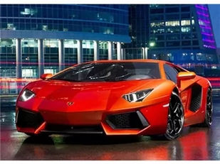 Haft Diamentowy, Obraz, Mozaika Diamentowa Diamond Painting, Lamborghini 40X30Cm - Zabawki kreatywne - miniaturka - grafika 1