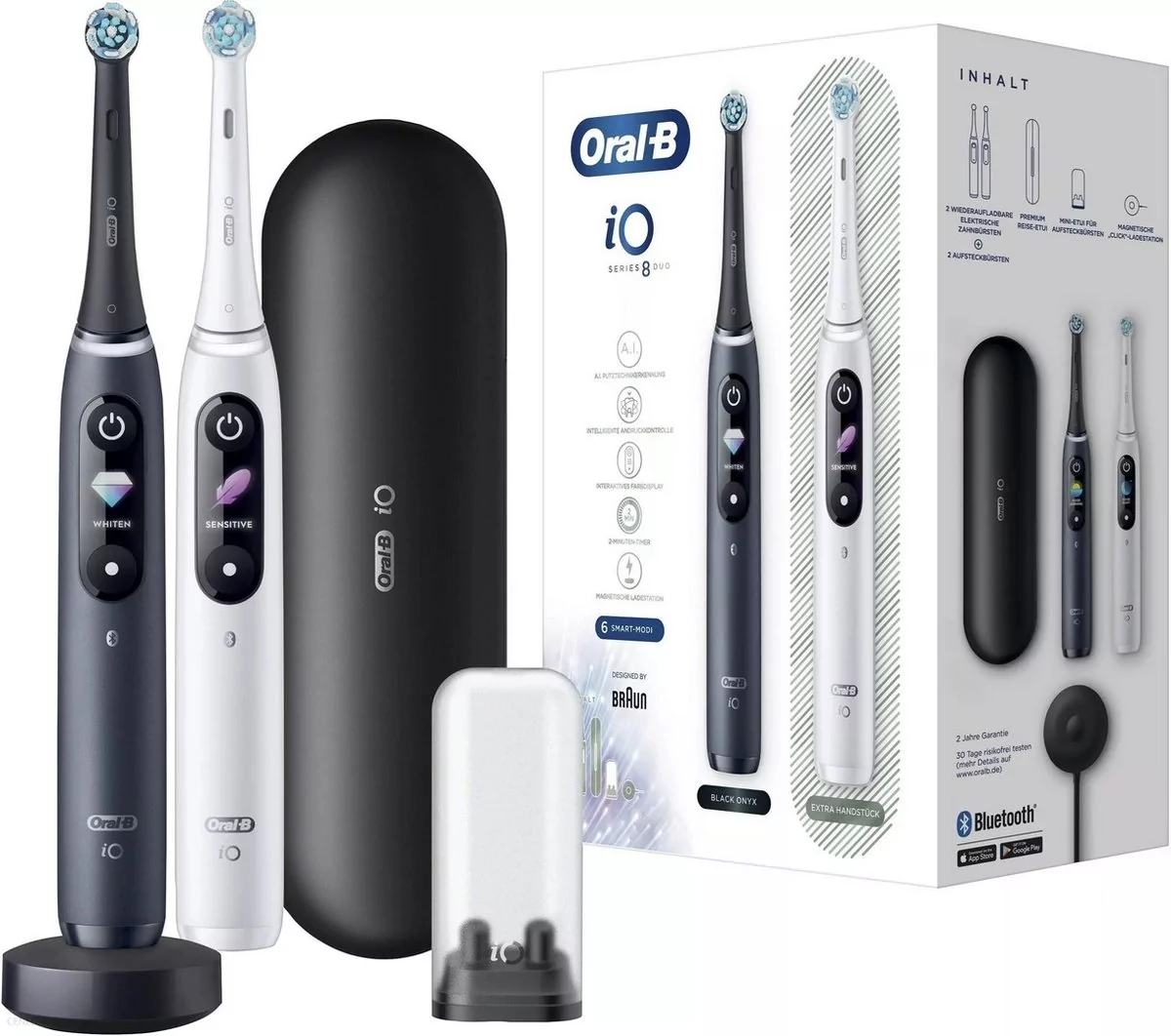 Braun Oral-B iO 8 2szt. White&Black