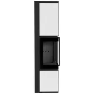 Piece wolnostojące - Piec wolnostojący koza Tora L 8 kW Ø 150, czarny termotec ,lacobel biały - miniaturka - grafika 1