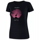 Koszulki i topy damskie - SS1272W Koszulka damska z krótkim rękawem OUTDOOR WOOL PRO czarny S - JELEŃ 2 - miniaturka - grafika 1