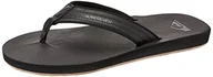 Klapki i japonki męskie - Quiksilver Carver Nubuck, japonki męskie, Lity czarny - 38 EU - miniaturka - grafika 1