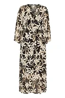 Sukienki - Part Two Polonia Sukienka Casual Damska, Nadruk z czarnym kwiatem, 36 - miniaturka - grafika 1