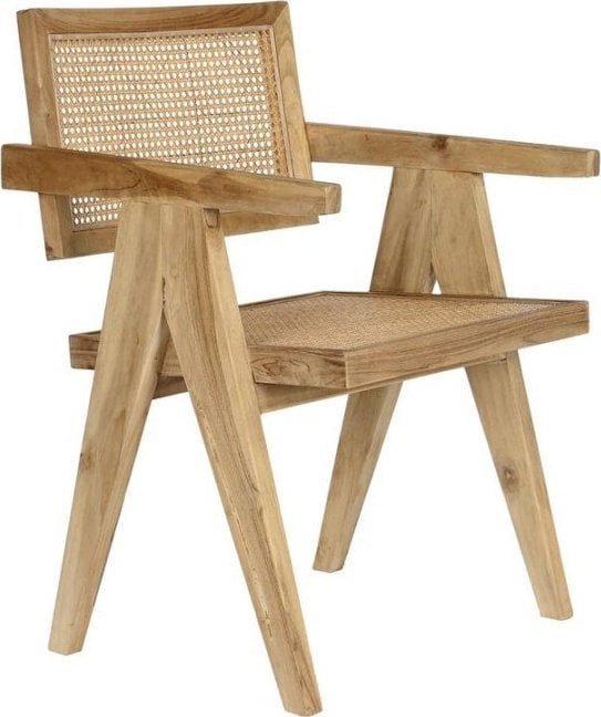 DKD Home Decor Krzesło do Jadalni DKD Home Decor Naturalny Teczyna Rattan 58 x 56 x 82 cm