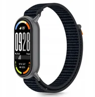 Akcesoria do smartwatchy - Pasek Tech-Protect Nylon Stripe do Xiaomi Smart Band 8 / 9 / 10 / NFC Black/orange - miniaturka - grafika 1
