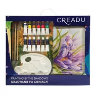 Malowanie po numerach - Creadu, Malowanie po cieniach Kwiaty, 3 szt. - miniaturka - grafika 1