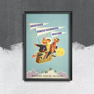 Plakat do pokoju Alpy Bawarskie Austria Niemcy - Plakaty Plakat do pokoju Alpy Bawarskie Austria Niemcy - Plakaty - miniaturka - grafika 1