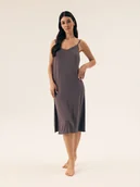 Bielizna nocna - Koszula nocna Raina Esotiq szary L - miniaturka - grafika 1