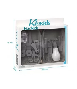 Kiokids Zestaw do pielęgnacji dziecka, szary, Kiokids K23965 - Inne akcesoria do pielęgnacji dzieci - miniaturka - grafika 1