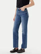 Spodnie damskie - BOSS Jeansy Parkway 50545113 Niebieski Slim Fit - miniaturka - grafika 1