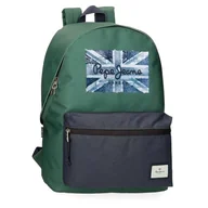 Torby na laptopy - Pepe Jeans Jebb Plecak Na Laptopa 15,6 cala Zielony 31x44x17,5 cm Poliester 23,87 l by Joumma Bags, Zielony, Talla única, Plecak dzienny - miniaturka - grafika 1
