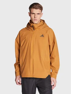 adidas Kurtka przejściowa Traveer RAIN.RDY Jacket (Gender Neutral) HG6013 Beżowy Regular Fit - Odzież trekkingowa męska - miniaturka - grafika 1
