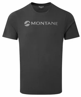 Koszulki sportowe męskie - Męskie bawełna koszulka Montane Montane Mono Logo T-Shirt Charcoal - grafika 1