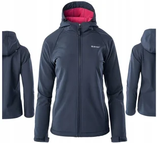 Kurtka Damska Softshell Wodoodporna Z Kapturem S - Kurtki damskie - miniaturka - grafika 1