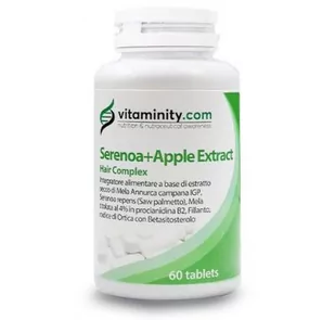 Vitaminity Lysienie, Wzrost Włosów, Serenoa Repens, Apple Extract Complex Suplement 60kaps - Odżywki do włosów - miniaturka - grafika 1