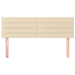 Lumarko Zagłówki do łóżka, 2 szt., kremowe, 72x5x78/88 cm, tkanina - Inne meble do sypialni - miniaturka - grafika 4