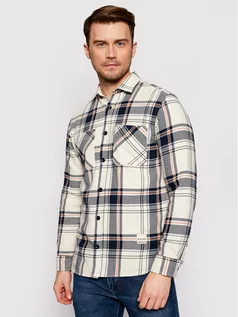 Koszule męskie - Jack&Jones Koszula Finder 12183581 Beżowy Comfort Fit - grafika 1