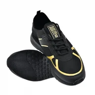 Sneakersy damskie - Sneakersy damskie BIG STAR JJ274A195 czarne - miniaturka - grafika 1