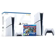 Konsole Playstation - Sony PlayStation 5 Slim D Chassis PS5 1TB z napędem + Ratchet & Clank + Uncharted: Kolekcja Nathana Drake'a - miniaturka - grafika 1
