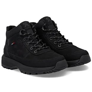 Trzewiki męskie wodoodporne Rieker U1670-00 BLACK R.43 - Botki męskie - miniaturka - grafika 1